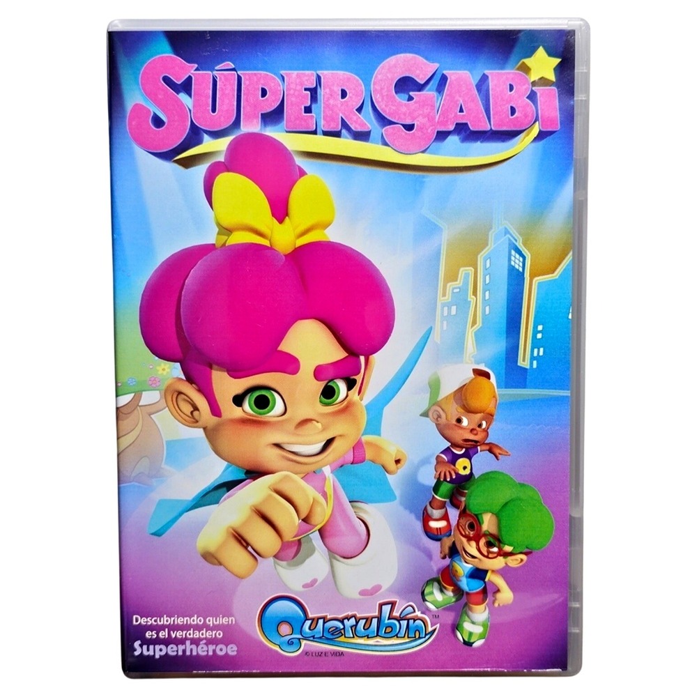 Super Gabi Querubin Luz e Vida Kids Animation DVD Spanish Portuguese NTSC